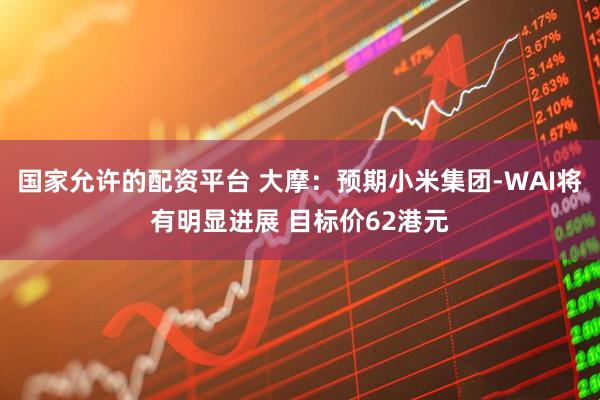 国家允许的配资平台 大摩：预期小米集团-WAI将有明显进展 目标价62港元